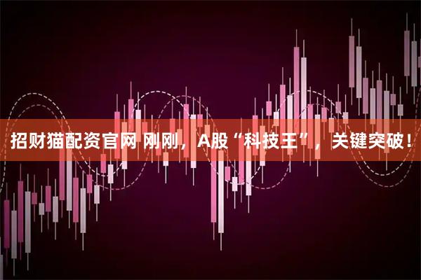 招财猫配资官网 刚刚，A股“科技王”，关键突破！